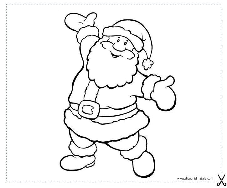 Disegni Di Babbo Natale Da Disegnare.Disegni Di Babbo Natale Babbo Natale Da Colorare