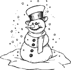 Disegno Pupazzo di neve