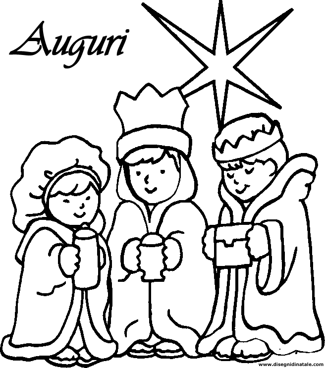 Disegni di Natale: Re magi